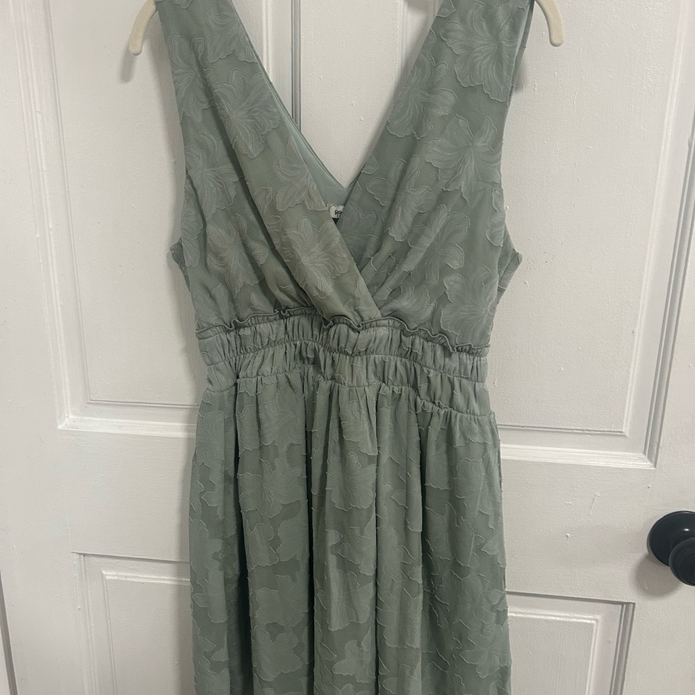 Floral Dress - Sage